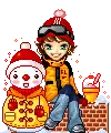 Christmas boy doll - xmas