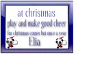 play and make good cheer -Elia