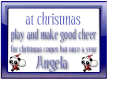 paly and good cheer- angela