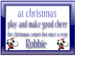 play and good cheer-robbie