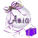 Ania - Purple - Ornament