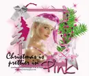 Christmas is prettier in pink Roni