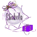 Shakela - Purple Ornament - Ribbons - Gift