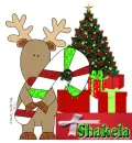 Shakela - Reindeer - Presents - Tree