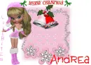 Pink Christmas Girl - Andrea