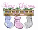 Stockings At Shelf ~ Melinda