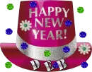 HNY Party Hat ~ Deb
