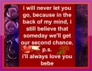 i will never let you go