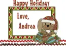Happy Holidays - Andrea
