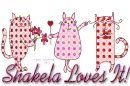 Shakela - Loves It! - Three Cats