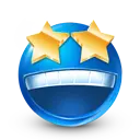 Blue smiley