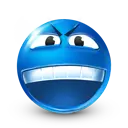 Blue smiley