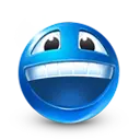 Blue smiley