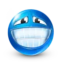 Blue smiley