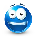 Blue smiley