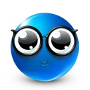Blue smiley