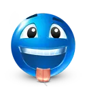 Blue smiley