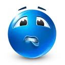 Blue smiley
