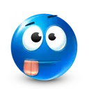 Blue smiley