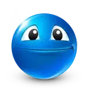 Blue smiley