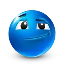 Blue smiley