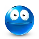 Blue smiley