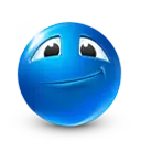 Blue smiley