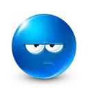 Blue smiley