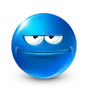 Blue smiley