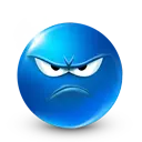 Blue smiley