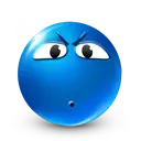 Blue smiley