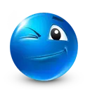 Blue smiley