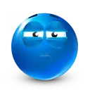 Blue smiley