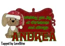 Christmas Pup- Andrea
