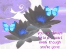 black flower