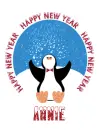 New Year Penguin - Annie