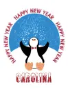 New Year Penguin - Carolina