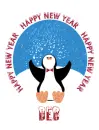 New Year Penguin - Deb