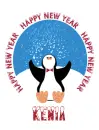 New Year Penguin - Kenia