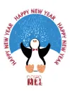 New Year Penguin - Mel
