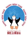 New Year Penguin - Melinda