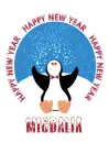 New Year Penguin - Migdalia