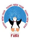 New Year Penguin - Pami