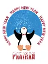 New Year Penguin - Parihan
