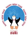 New Year Penguin - Roni