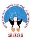 New Year Penguin - Shakela