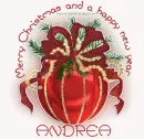 Merry X-mas & a Happy new yr.Andrea