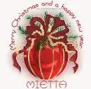 Merry X-mas & a Happy new yr.Mietta