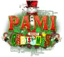 Pami-Christmas name tag