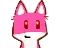 Fox "PYONG"  - [pink/rosa] butterfly